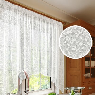 Вуаль для кухни Адонис Adonis 270х175 белый