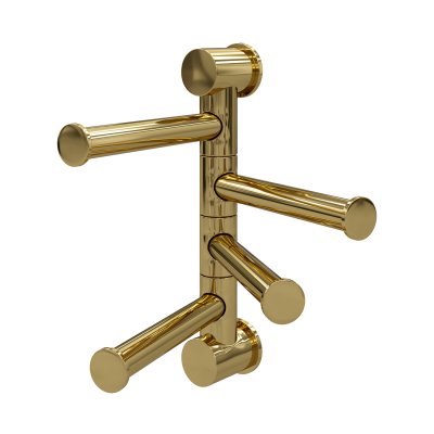 Держатель полотенец четверной K-1054POLISHED GOLD 