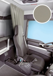 Комплект автоштор спального места Блэкаут - авто S 240х160 (цвет: Серо-бежевый)