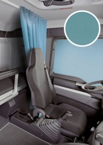 Комплект автоштор и карниза спального места Блэкаут - авто SK 240х160 (цвет: Голубой) 