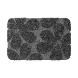 Коврик ВассерКРАФТ WasserKRAFT для ванной 60х90 см Диммель Чарколь Грей Diemel Charcoal Gray