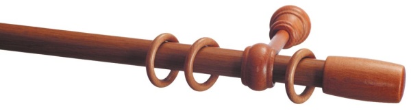Карниз однорядный (Вишня) D28, Цилиндр