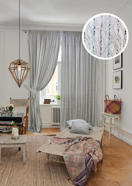 Комплект штор "Роземари Rosemary" 200х270 серый