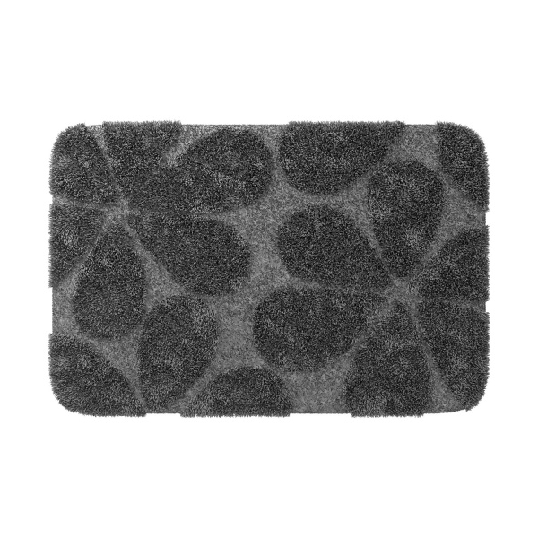 Коврик ВассерКРАФТ WasserKRAFT для ванной 60х90 см Диммель Чарколь Грей Diemel Charcoal Gray