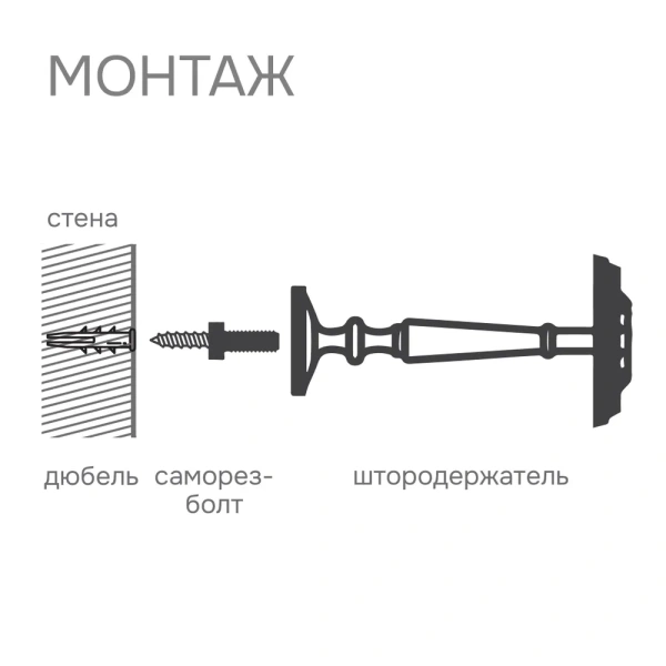 Штородержатель, Жемчуг, 2 шт.
