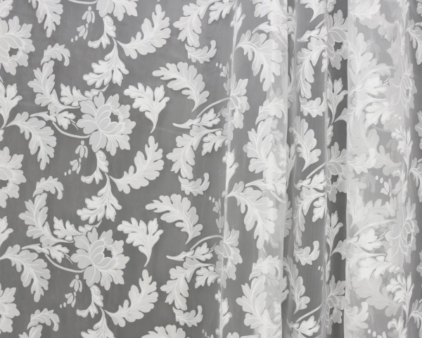 Тюль на тесьме 175х265 см Гардения Gardenia - K